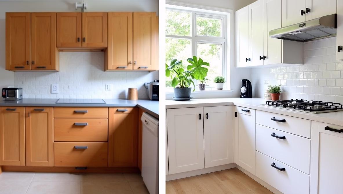 Stunning Cabinet Transformation Unveiled